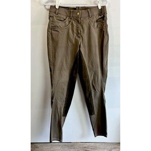 Ariat Pro Series Breeches Womens 30R Brown Full Grip Full Seat Olympia Pants
